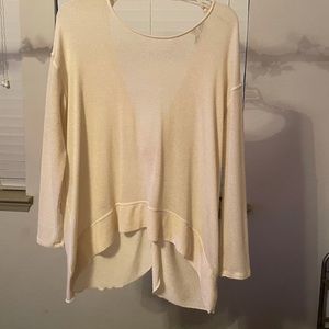 Sheer long sleeve top